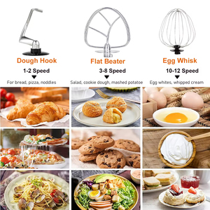 Nhà Máy giá bán buôn nhà bếp xoắn ốc bột trộn 16L trộn bát bột thực phẩm bánh đứng <span class=keywords><strong>Mixer</strong></span> - Product Image 3