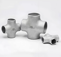 Raccords de tuyauterie croisés égaux à quatre voies en acier inoxydable soudé SS304/316L, OEM, fournisseur de Wenzhou