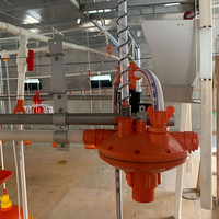 Vanne régulatrice de pression d'eau à rétrolavage automatique pour système de conduite d'eau potable pour poulaillers et équipement agricole