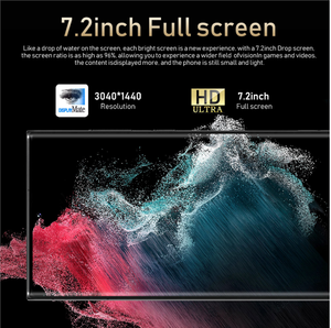 NUEVO Teléfono <span class=keywords><strong>S22</strong></span> <span class=keywords><strong>Ultra</strong></span> 5G de 7.3 Pulgadas, 16 GB + 1 TB, Teléfono Inteligente 5G con Doble Tarjeta SIM, Teléfono Móvil Android - Product Image 4