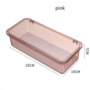 Plastik sofra organizatör için kapaklı mutfak çok fonksiyonlu kaşık çatal tutucu toptan çubuklarını saklama kutusu - Product Image 4