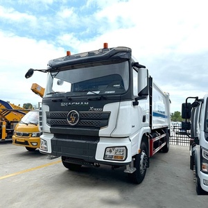 Camion compacteur à chargement arrière SHACMAN X3000 6X4 de qualité commerciale pour l'élimination des déchets industriels et l'assainissement public - Product Image 2