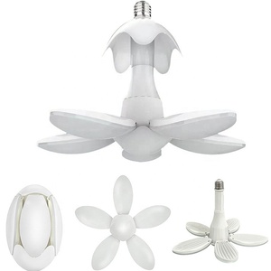 Bombilla <span class=keywords><strong>LED</strong></span> E27 AC85-265V 45W, Lámpara <span class=keywords><strong>LED</strong></span> Plegable con Ventilador, <span class=keywords><strong>Focos</strong></span> <span class=keywords><strong>LED</strong></span> para el Hogar, Lámpara de Techo con Función de Temporizador - Product Image 6