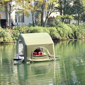 Tente de <span class=keywords><strong>camping</strong></span> gonflable avec protection solaire, auvent spacieux, double usage terre et eau, tente de toit gonflable pour le <span class=keywords><strong>camping</strong></span> en plein air - Product Image 6