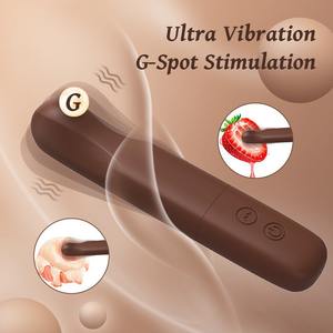 Massaggiatore Vibrante a Forma di Cioccolato con Movimento Oscillante per Stimolazione Femminile, Giocattolo Intimo per Coppie, Sex Toy USB - Product Image 1