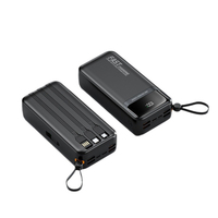 Banque d'alimentation 30000mAh 27000mAh Haute capacité Quatre sorties USB Chargeur portable universel PD20W avec câbles