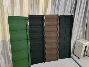 중국 최고의 품질 로마 스톤 코팅 금속 강철 지붕 타일 로마 시트 - Product Image 6