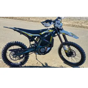 Cina elettrica dirt bike mid drive a sospensione completa 74v moto elettrica 55ah batteria 12500w ultra b e bici