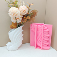Moule en silicone en forme de Nautilus pour vase en béton, pot à fleurs en ciment, pot à succulentes, fabrication de pots en plâtre, décoration intérieure