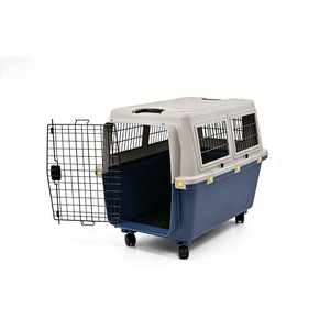 Transportín de Viaje para Perros Grandes con Esquinas Reforzadas y Diseño Anti-Impacto, con Ruedas Móviles y Cierre de Botón a Presión, Estilo Clásico y Moderno - Product Image 5