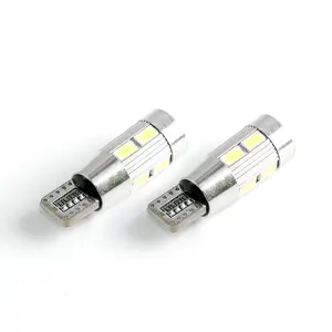 BKE LED Lights LED Car Bulb Auto LED T10 Canbus 194 W5W 5630 10SMD LED Light Bulb Car Interior Lights