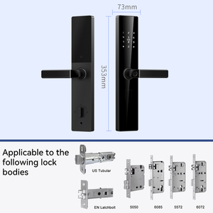Kasman Serrure de porte en bois empreinte digitale électronique Tuya TTlock Nfc Ensembles de serrures de porte intelligentes pour la maison avec Wifi - Product Image 5
