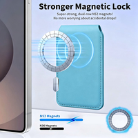 Portefeuille magnétique promotionnel personnalisé avec logo, compatible MagSafe, porte-cartes pour cadeaux d'entreprise et image de marque