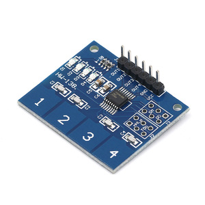 TTP224 4 Channel Capacitive Touch Sensor <b>Module</b> Digital Touch Switch For <b>Electronics</b> Projects DIY <b>Kits</b> IoT Devices - Product Image 1