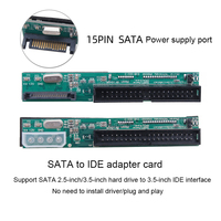 Tarjeta adaptadora óptica de disco duro con interfaz SATA a IDE de 3,5 pulgadas, puerto paralelo serie de 39 pines y 40 pines para computadora de escritorio y portátil