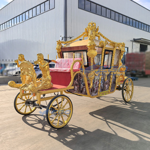 Carruaje de Caballos Personalizado para Bodas, Vagoneta Turística, Carruaje Real Eléctrico de Caballos en Venta - Product Image 5
