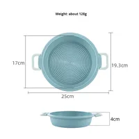Nouveau moule à gâteau rond en silicone bicolore, résistant à la chaleur, écologique, antiadhésif, facile à démouler, lavage à la main uniquement, pour la pâtisserie à domicile