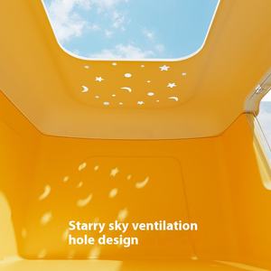 Caja de arena grande para gatitos, tapa de entrada superior resistente, 20L, interior de plástico, recién llegado, bandeja de inodoro cerrada a prueba de derrames para gatos, cuchara - Product Image 2