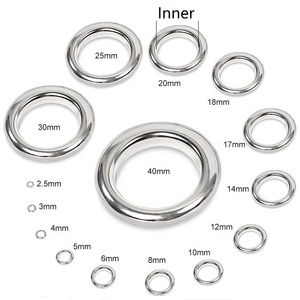 Ojetes Metálicos Redondos de 15mm 16mm 17mm 18mm 19mm <span class=keywords><strong>20mm</strong></span> 21mm 22mm 23mm 24mm 29mm 30mm 32mm para Bolsas, Ropa, Cinturones y Zapatos - Product Image 6