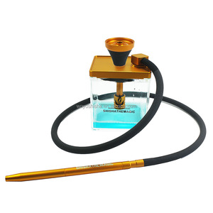 <span class=keywords><strong>Adalya</strong></span> - Cachimba de Aluminio, Cachimba Portátil de Acrílico con Bolsa - Product Image 6