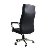 Chaise de bureau ergonomique moderne ML pour la maison, réglable en hauteur, avec appui-tête fixe, pivotante en acier inoxydable, support lombaire pour le gaming
