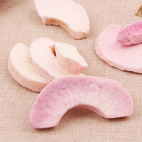Vente en gros de tranches de pêche lyophilisées de haute qualité sans sucre ajouté collations aux fruits lyophilisés thé aux fruits sain dans un emballage en vrac