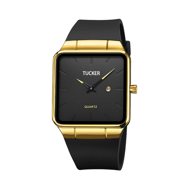 2025 New Design Custom Watches 3atm Waterproof Quartz Stainless Steel Luxury Watch Wholesale square Watch for Men