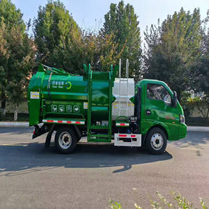 Structure de seau de chargement arrière Déchets alimentaires Véhicule d'élimination des ordures de cuisine Chargement et déchargement automatiques <span class=keywords><strong>Camion</strong></span> à ordures - Product Image 6