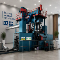 Machine de sablage automatique 2026 avec PLC et moteur, haute performance pour débavurage et polissage