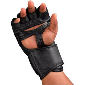 MMA <b>Gloves</b> Leather <b>Fingerless</b> Boxing Support Non-Slip Moisture Wicking Outdoor Taekwondo Thai Karate Sparring <b>Gloves</b> - Product Image 6
