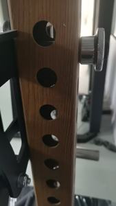 Macchina per Alzate Laterali con Attacco a Rack per Allenamento Spalle Adatta a Montanti con Distanza da 100 a 150 mm e Diametro di 26 mm - Product Image 3