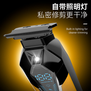 Kemei <b>Hair</b> <b>Clipper</b> Km-1572 Professional Trimmer With Lcd Display Charging Model For Men Beard And <b>Hair</b> Cutting - Product Image 3