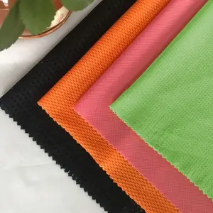 Quality Soccer Sports Wear 100% Polyester Breathable Knit Birdeye Pointelle Eyelet Mesh Single Jersey Fabric