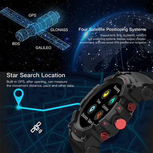 G02 GPS 스마트워치 안드로이드 IPS 디스플레이 실리콘 밴드 빠른 위치추적 블루투스 통화 IP68 방수 스포츠 시계 - Product Image 3