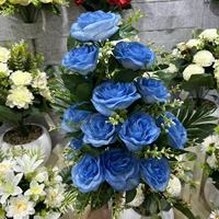 Künstliche Blumen Großhandel Maßgefertigte Hochwertige Seidenblumen-Bouquets Künstliche Rosen Tischdekoration für Hochzeiten