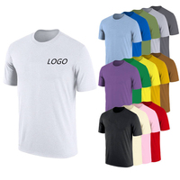 T-shirt graphique surdimensionné pour homme, taille américaine, logo personnalisé, 100% coton, poids lourd, impression écologique, coupe ample, grande taille