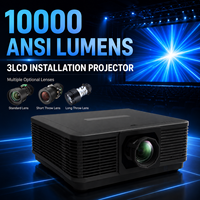 Projecteur d'installation 3LCD 10000 ANSI Lumens avec plusieurs objectifs en option