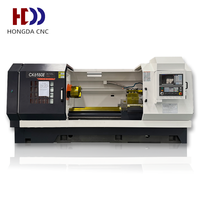 Tour horizontal CNC CK6180, structure à rails rigides, corps de lit de fraisage monobloc, rigidité élevée capable de supporter des coupes lourdes.