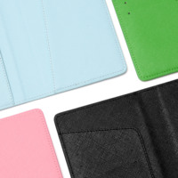 Porte-passeport en cuir PU imperméable personnalisé avec logo, portefeuille de voyage de luxe, étui pour cartes et documents