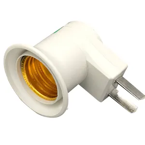 LED 에너지 절약 램프 모바일 플러그인 벽 소켓 장식 b22 lampholder 램프 홀더 e27 스위치 변환 소켓