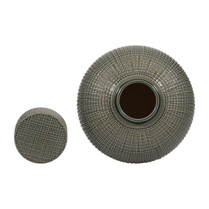Vaso Decorativo in Ceramica Stile Ginger Jar con Coperchio, Moderno Vaso per Fiori per Soggiorno, Camera da Letto, Ufficio, Decorazione da Tavolo - Product Image 6