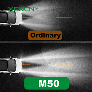 Xencn M50 Mini faro a LED 12/24V 55W 6500K 5000LM universale per camion e auto 9005/9006 9012 H1 H4 H7 H11 di alta qualità OEM - Product Image 6