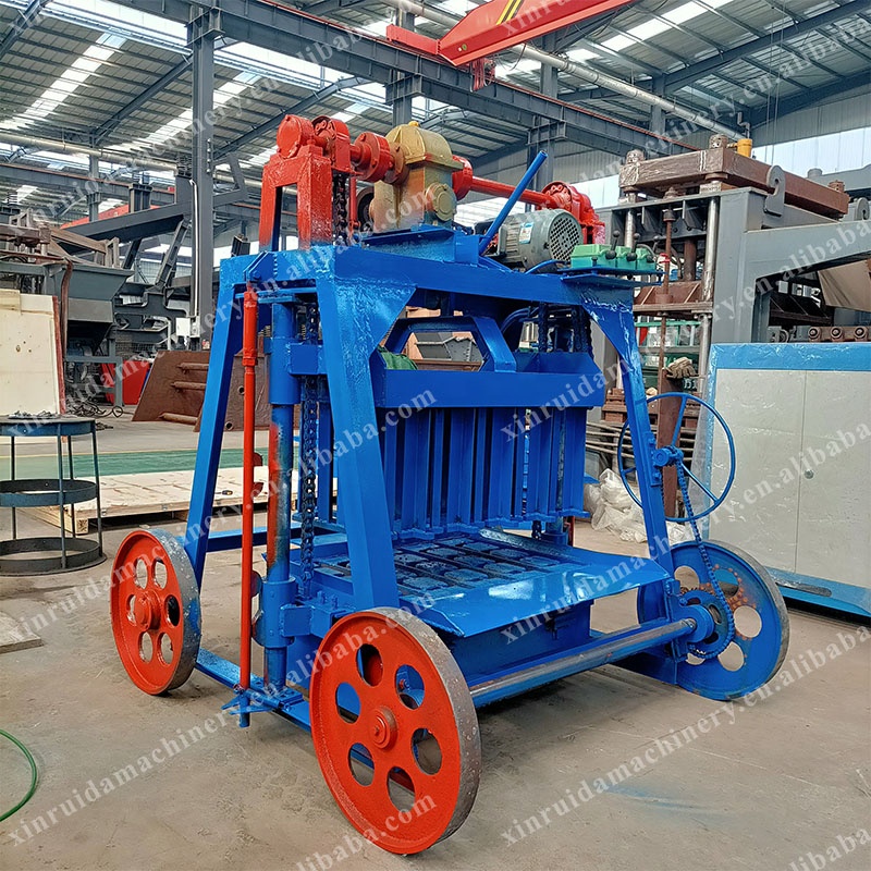 Save Labor Moving Block Making Machine Cement Hollow Brick Making Machine Interlocking Curbstone Block Making Machine