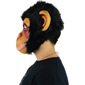 <span class=keywords><strong>Masque</strong></span> de <span class=keywords><strong>singe</strong></span> en <span class=keywords><strong>latex</strong></span> en gros d'usine, <span class=keywords><strong>masque</strong></span> de tête d'animal, costume d'Halloween, nouveauté, cosplay, <span class=keywords><strong>masque</strong></span> d'animal gorille - Product Image 3