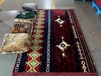 Karpet Poliester Abstrak Modern Berkualitas Tinggi, Dapat Dibalik, Dapat Dicuci, Anti-Selip untuk Kamar Tidur/Ruang Tamu/Ruang Makan
