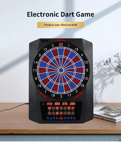 Jeu de fléchettes intelligent avec 4 écrans LED et 2 écrans de <span class=keywords><strong>cricket</strong></span> Xo et 6 fléchettes de luxe pour les jeux de fléchettes de groupe - Product Image 2