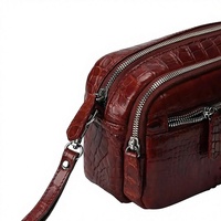 Luxali 2026 Dompet Pria Kulit Buaya Mewah dengan Ritsleting Harga Bersaing dari Pabrik Tas Dompet