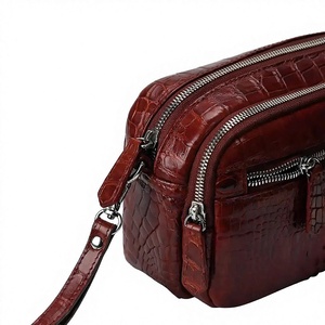 Pochette de luxe Luxali 2026 en cuir de crocodile et d'alligator pour homme avec fermeture éclair – Prix compétitif direct usine – Sac portefeuille - Product Image 4