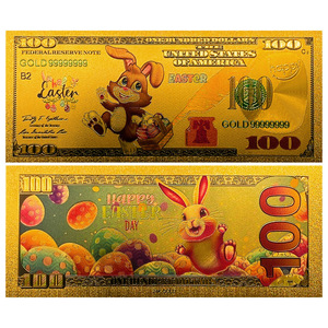 Billetes <span class=keywords><strong>de</strong></span> 5 Dólares Estadounidenses con Hoja <span class=keywords><strong>de</strong></span> Oro, Billetes Conmemorativos Dorados del Conejo <span class=keywords><strong>de</strong></span> Pascua, Colección <span class=keywords><strong>de</strong></span> Regalo - Product Image 4