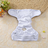 Couche pour chien réutilisable et lavable imprimée, avec fermeture Velcro réglable, sous-vêtement anti-fuite pour chiots de tous les genres